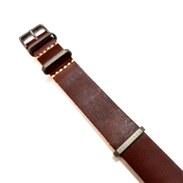 Rust Color G10 American Leather Strap 20mm