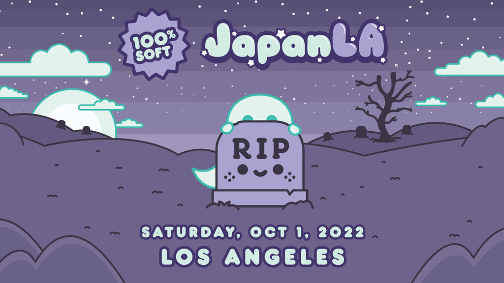 100soft x JapanLA Spoopy Halloween Party flyer