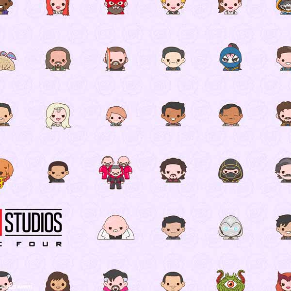 close up of marvel studios emoji poster