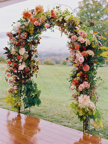 wedding flower arch