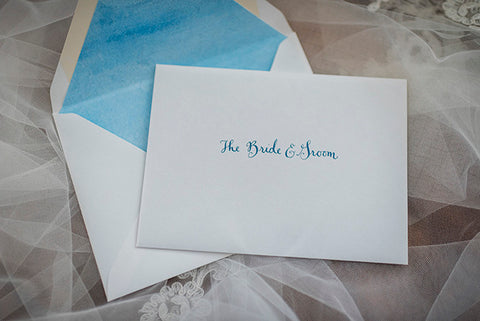 wedding envelope liner