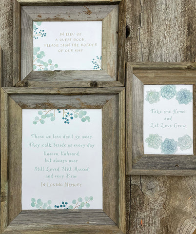 custom wedding signage
