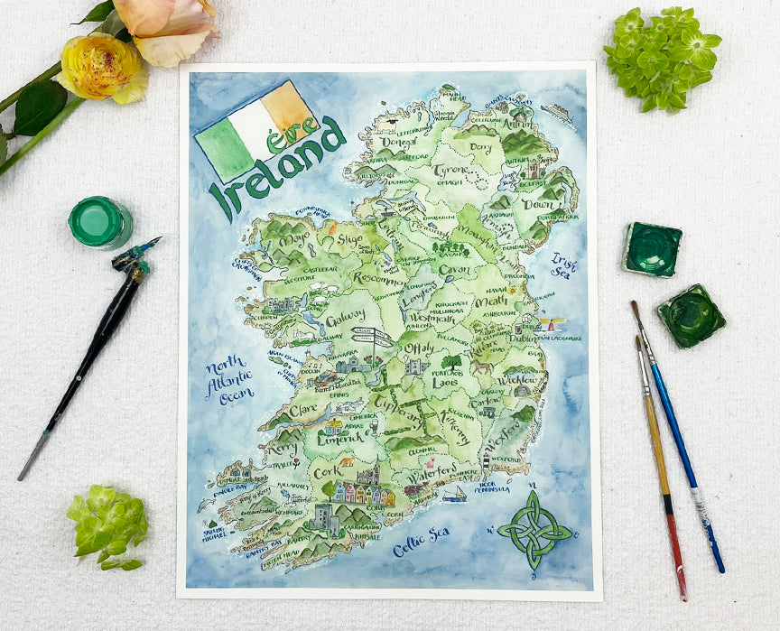 map of Ireland