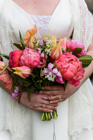 Bridal Bouquet with Peonies