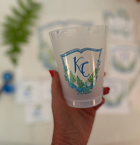 cup with custom crest