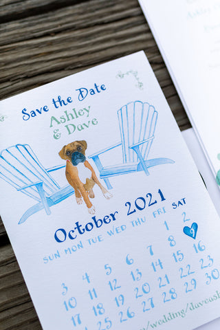 custom save the date for wedding day