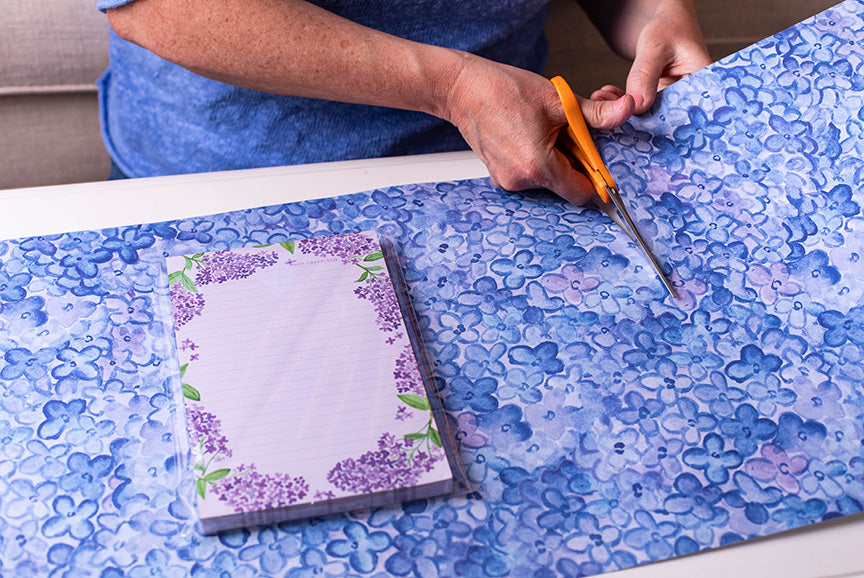 hydrangea gift wrap