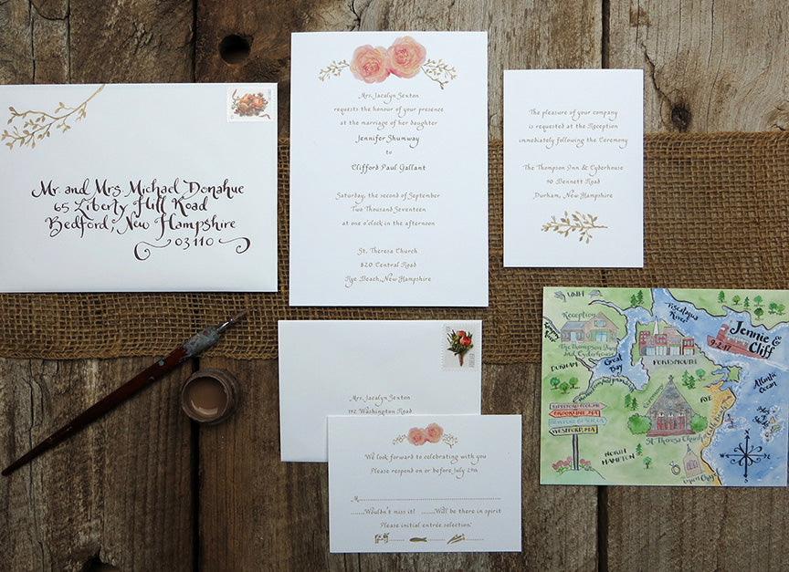 complete custom invitation suite