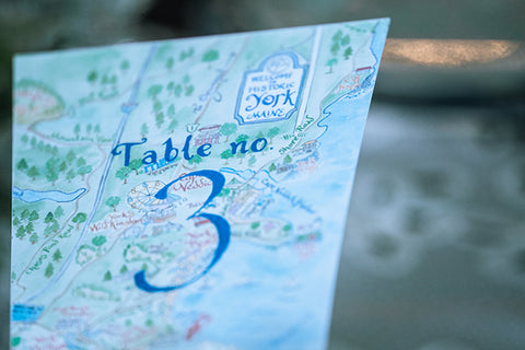 York Maine table number