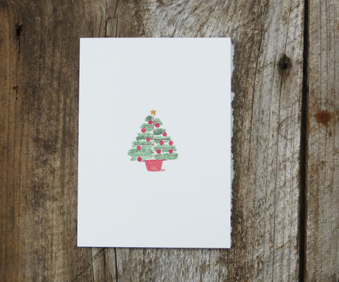 Pink Tree Holiday Gift Tags – El's Cards