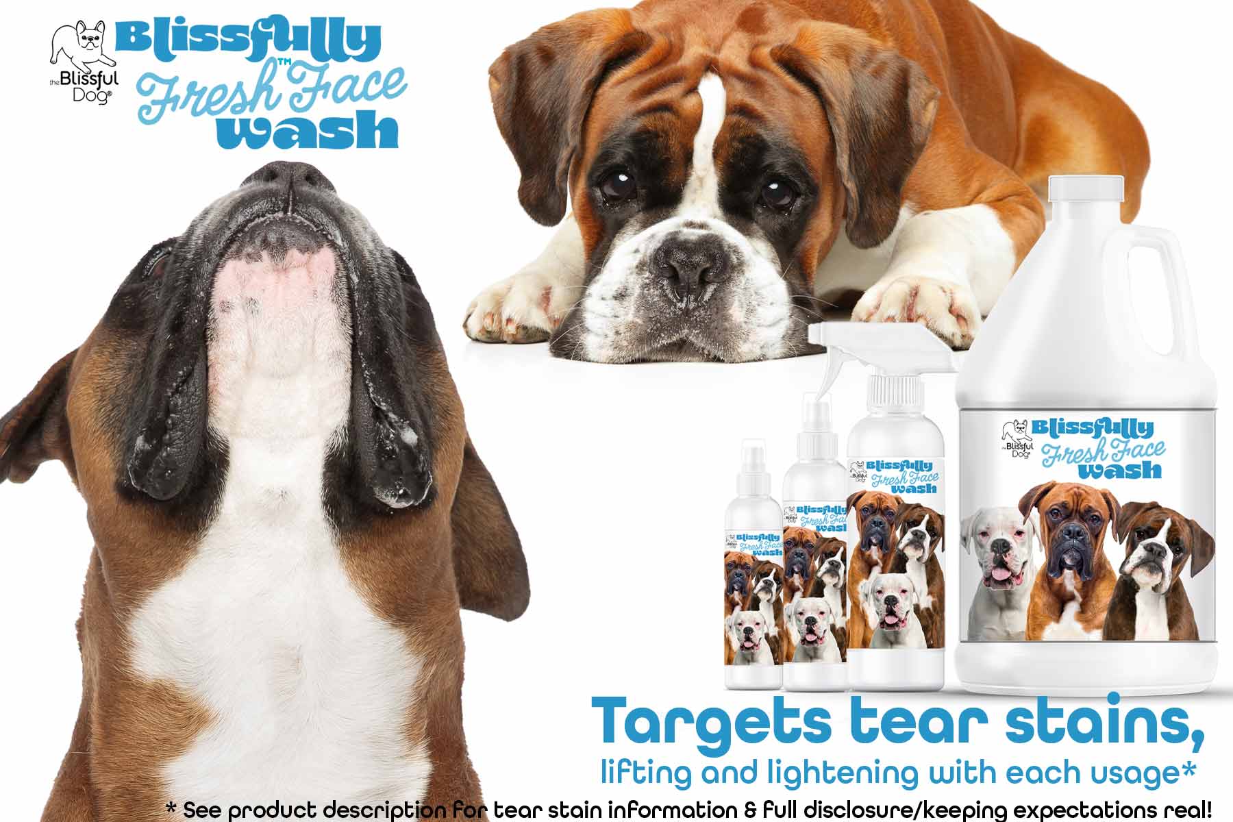 BOXER DOG FACE WASH