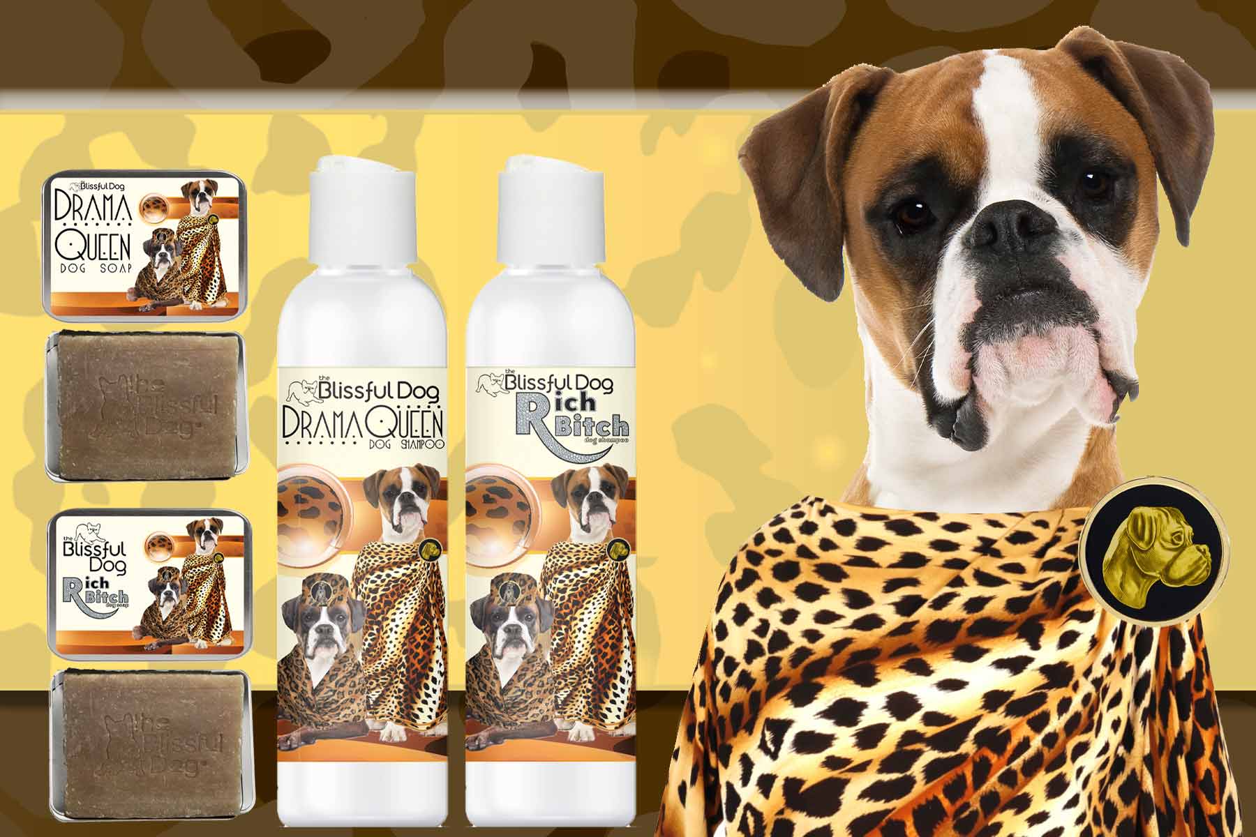 Boxer dog rich bitch shampoo