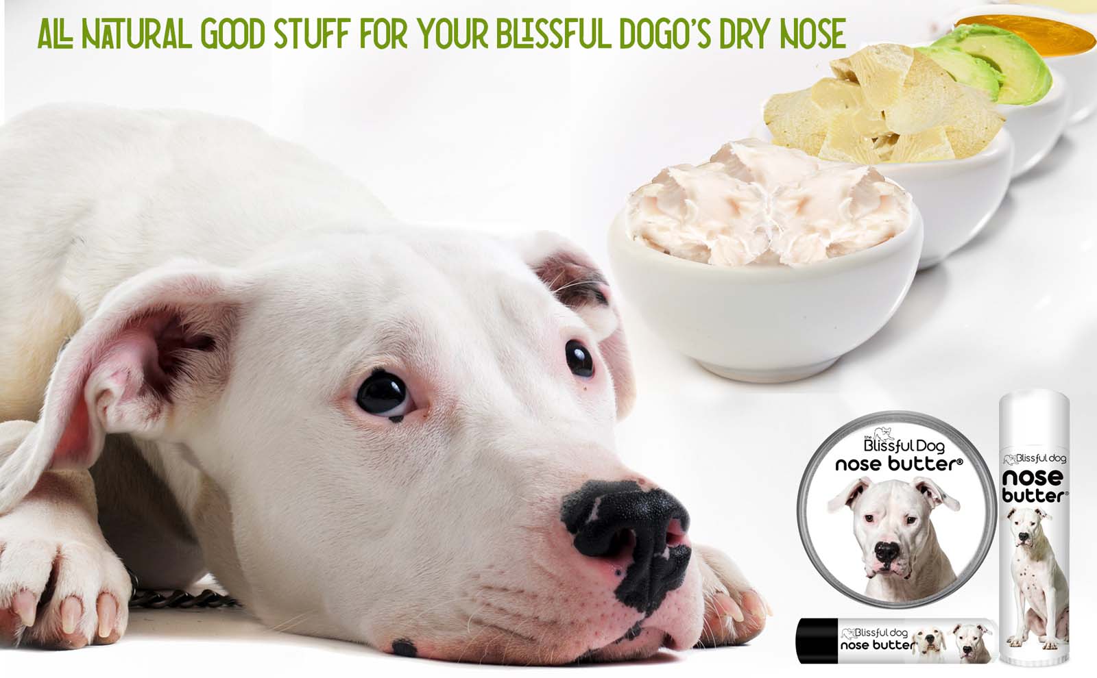 Dogo Argentino Nose Butter® All Natural Treatment for Dry, Rough Noses