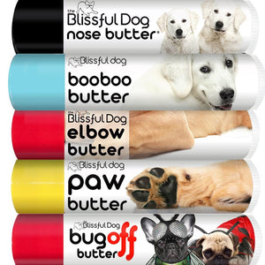 The Blissful Dog PAW BUTTER All Natural Good Stuff for Dry Paw Pads