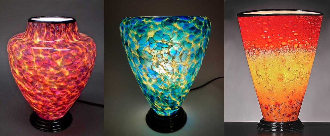 Art Glass Lamps Curt Brock