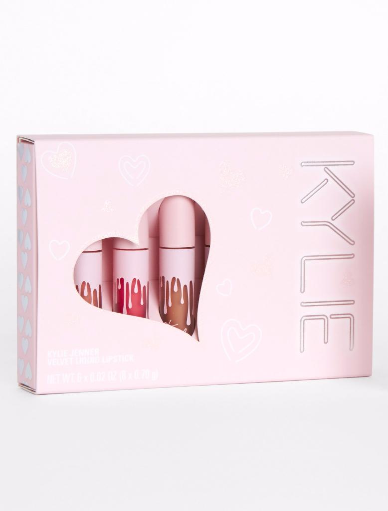 ผลการค้นหารูปภาพสำหรับ Kylie The Birthday Collection Mini Kit Velvet Liquid Lipsticks