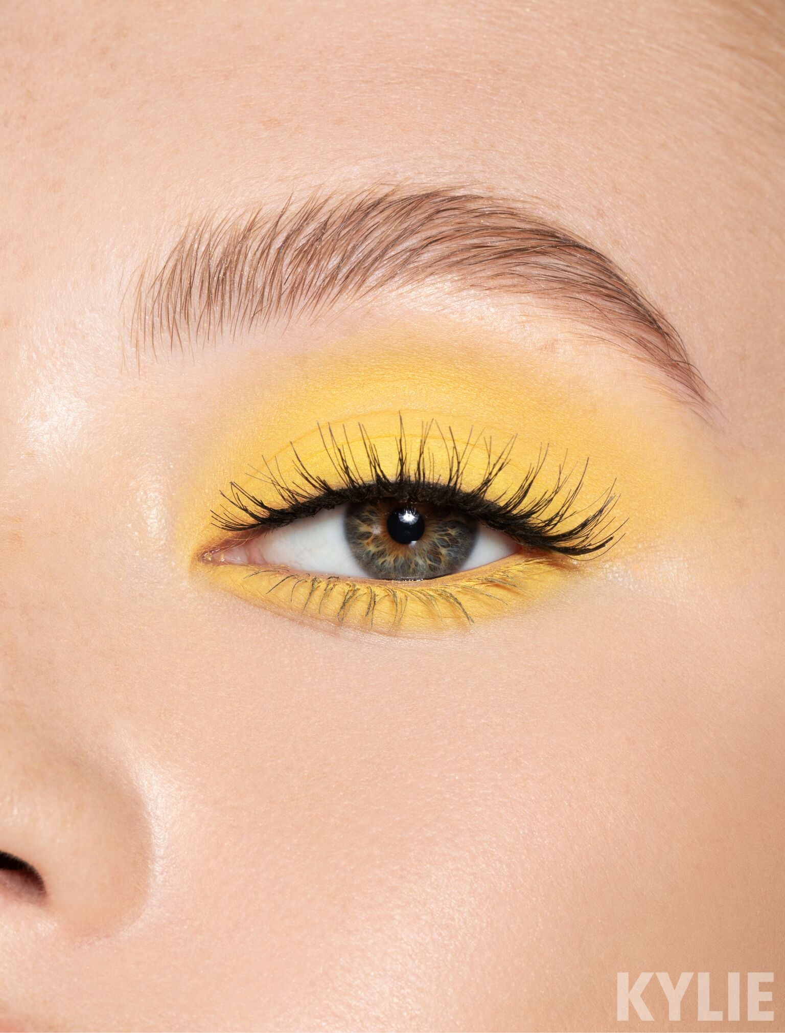 yellow eyeshadow
