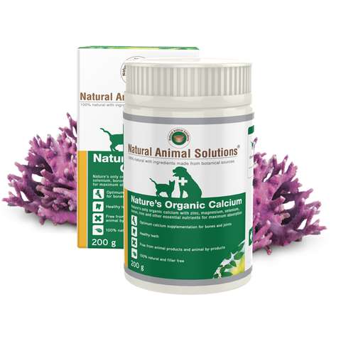 Nature's Organic Calcium 200gm - Natural Animal Solutions – Oz Fur Kids