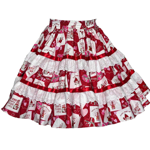 Whimsical Valentine's Day Skirt