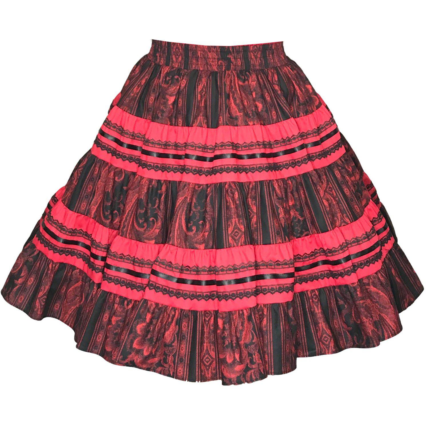 Regal Stripe Square Dance Outfit