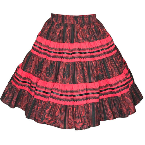 Regal Print Square Dance Skirt