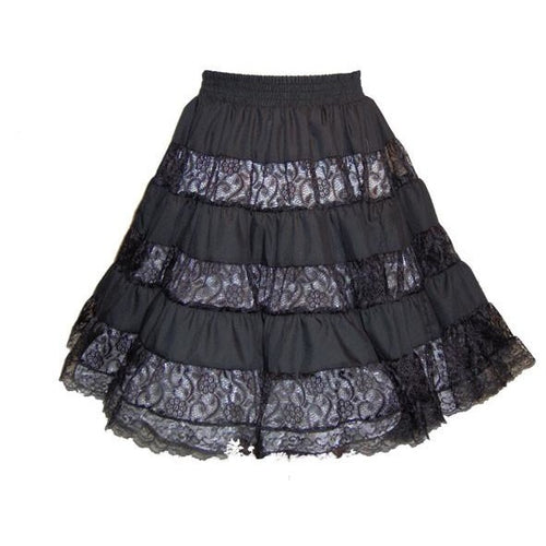 Overall Lace Square Dance Skirt