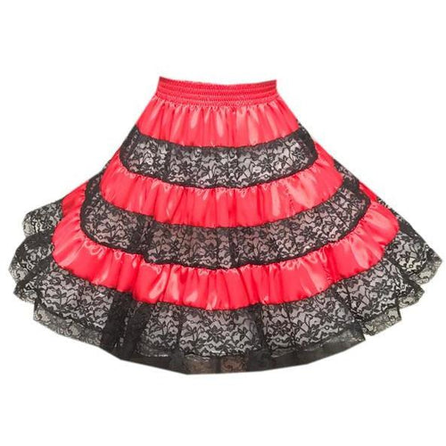 Charmeuse Square Dance Skirt