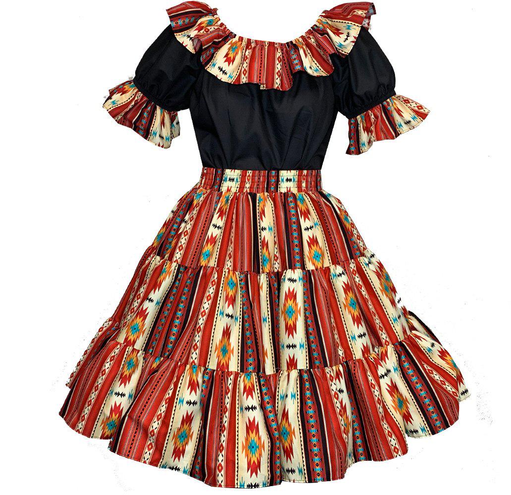 Fancy Christmas Square Dance Outfit - Square Up Fashions