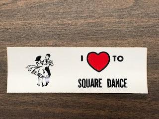 Square dance stickers