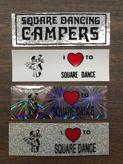 Square dance stickers - Square Up Fashions