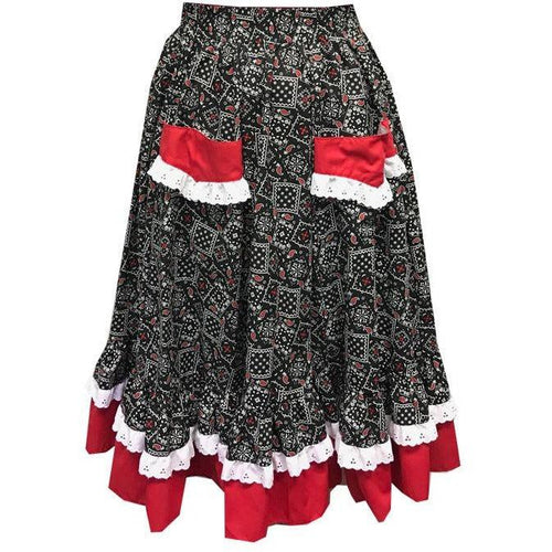 Western Bandana Prairie Skirt