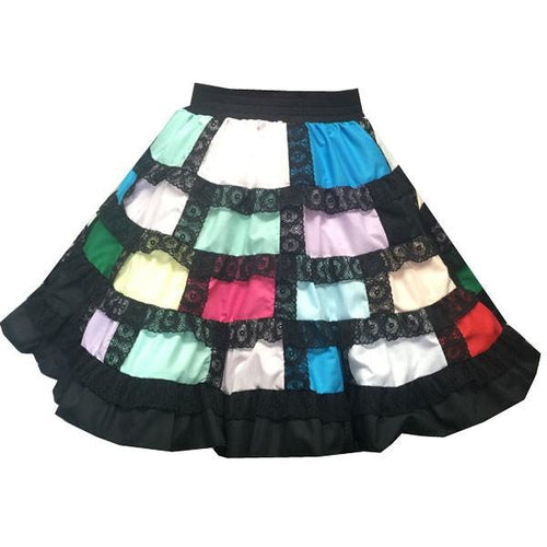 Patchwork Square Dance Skirt