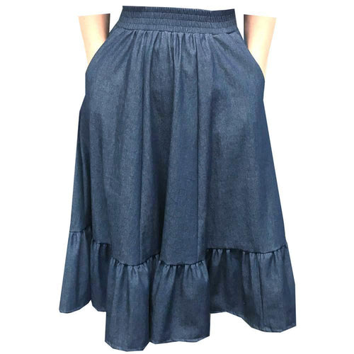 Denim Prairie Skirt