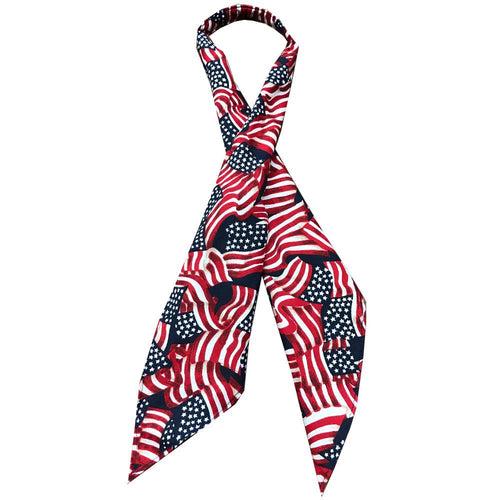 Flag Print Tie