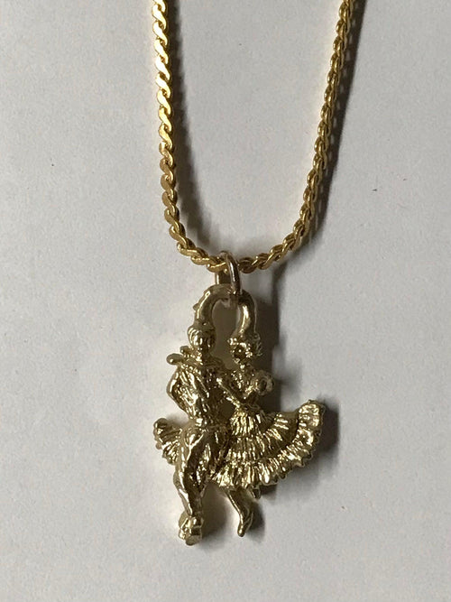 Gold Dancers Necklace