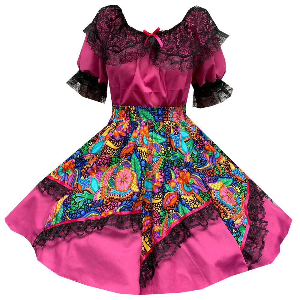 Colorful Carnival Square Dance Outfit - Square Up Fashions