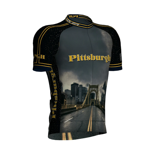 Pittsburgh Steel City Cyling Jersey - Made in The USA