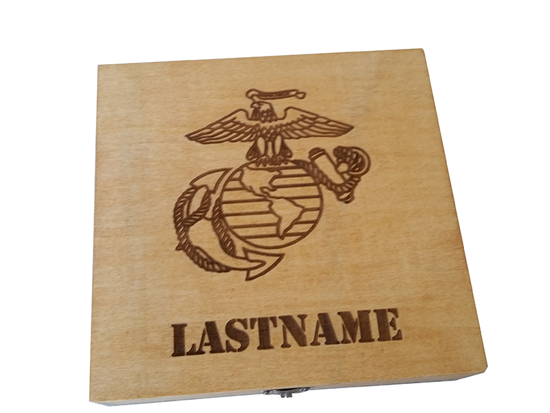 Marine Boot Camp Graduation Gift Usmc Personalized Keepsake Box Ma Five1designs