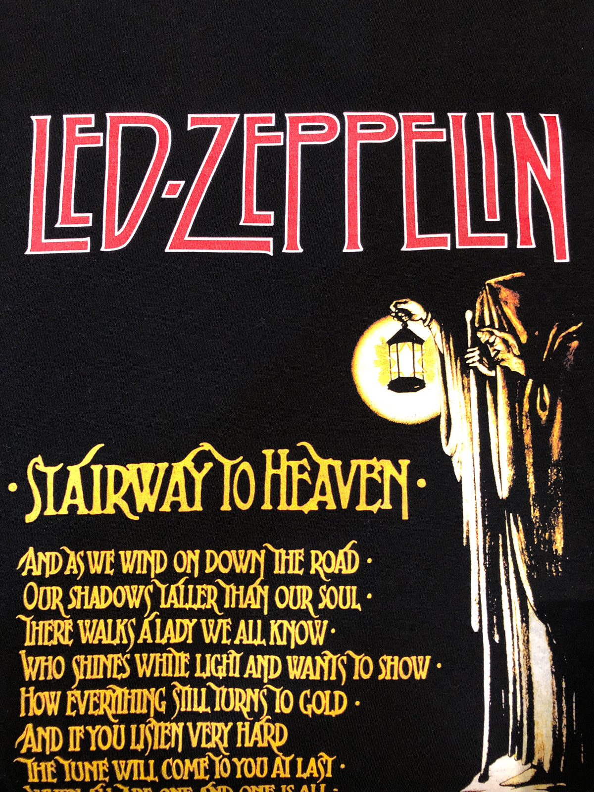 Led Zeppelin Stairway To Heaven T Shirt Alleycats Music