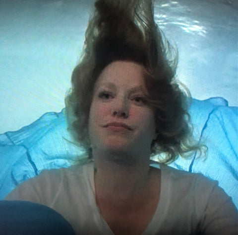 Skyler White Floating in Pool during Nervous Breakdown