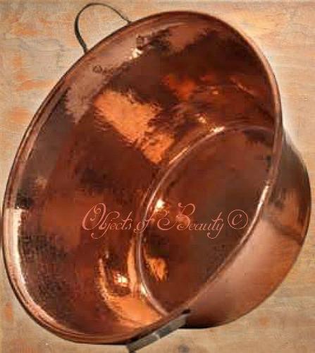 Sertodo Copper Mixing Bowls, 6 qt