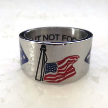 Load image into Gallery viewer, FLAG @ HALF-MAST FALLEN HERO RING
