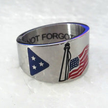 Load image into Gallery viewer, FLAG @ HALF-MAST FALLEN HERO RING
