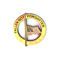 Load image into Gallery viewer, Fallen Hero 1.5 &quot; Round Enamel Pin
