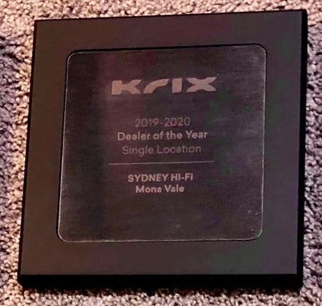 Krix award | sydney hi fi mona vale