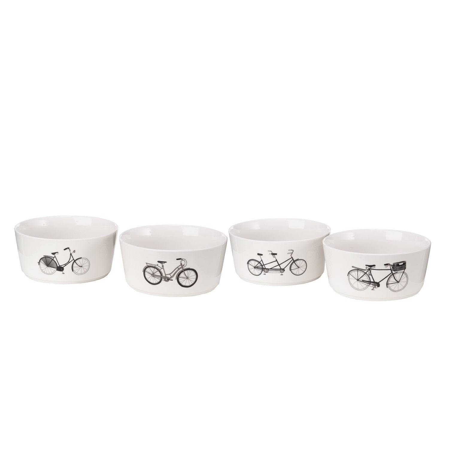 Bicycle Bowls Set of 4 Tabletop Non-stock Pols Potten Serving Tabletop