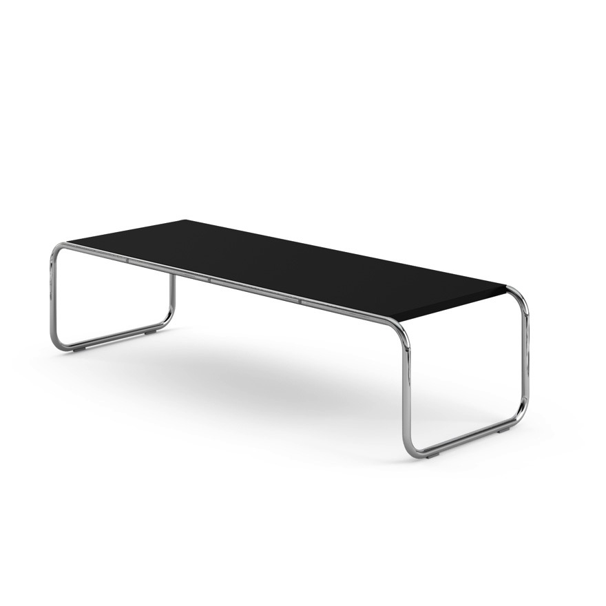 Laccio Coffee Table Furniture badge Coffee Tables Knoll Living Room Marcel Breuer quick-t-banner Black Laminate / One Size Black Laminate