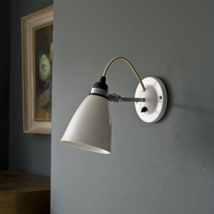 Original btc hector dome switched wall light