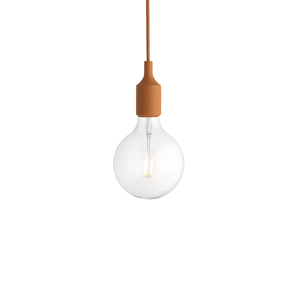 E27 Pendant Lighting badge Lighting Mattias Sta?hlbom Muuto Pendants Clay Brown One Size