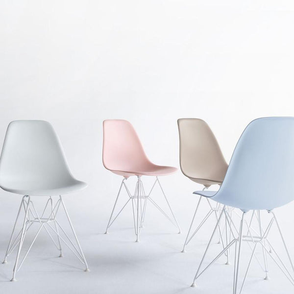 Eames Molded Plastic Side Chair Wire Base Lekker Home